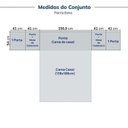 Ver imagem 5 de Guarda-Roupa Planejado 7 Peças com 7 Portas Orion CabeCasa MadeiraOriginals Bege/Aveia/Linho