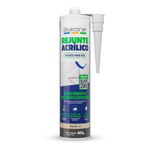 Rejunte Acrílico Flexível 400g Barone