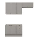 Ver imagem 4 de Cozinha Compacta 3 Peças 4 Portas 200cm com 3 Gavetas