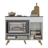 Balcão para Cooktop e Forno 105cm 1 Porta 1 Gaveta Veneza Multimóveis Mp2258 - 5