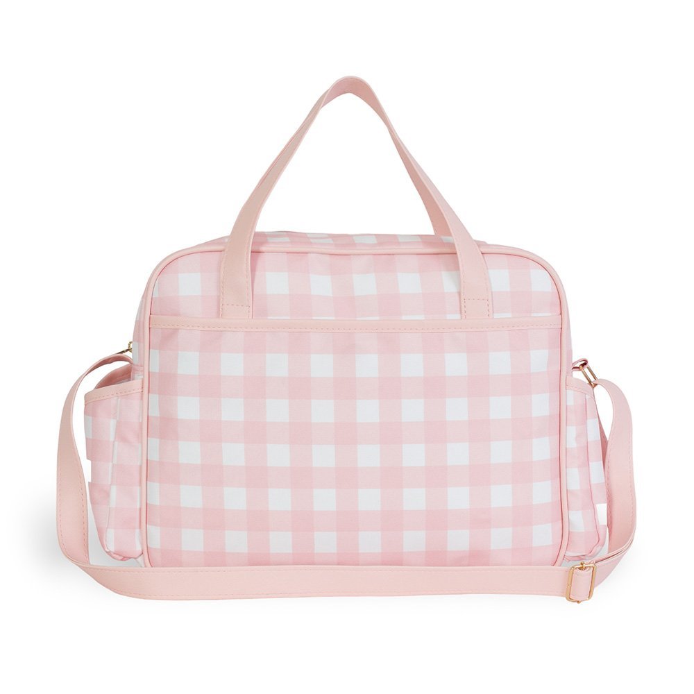 Bolsa Maternidade Vichy Rosa Just Baby - 2