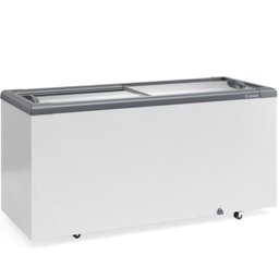 Freezer Plano Vidro Reto Deslizante com Led Ghd500l Gelopar Expositor 500 Litros Cinza 220v - 1