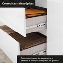 Ver imagem 7 de Guarda Roupa Capella 4 Portas 3 Gaveta Branco/Neve