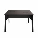 Ver imagem 5 de Plataforma de Trabalho para 2 Pessoas com Caixa de Tomadas 120cm Industrial Executive Preto