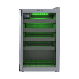 ADEGA COLOR LIGHT 100 PARA 24 GARRAFAS CINZA 220 V - 1