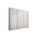 Ver imagem 1 de Guarda Roupas 3 Portas de Correr e 8 Gavetas Diamond Plus Branco - Novo Horizonte