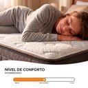 Ver imagem 6 de Cama Box Queen Cinza + Colchão Molas Ensacadas Zidi Orlando 158x198x67cm