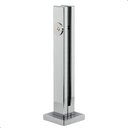 Ver imagem 3 de Kit 5 Torre Guarda Corpo Pinça para Vidro 30cm Inox Fs