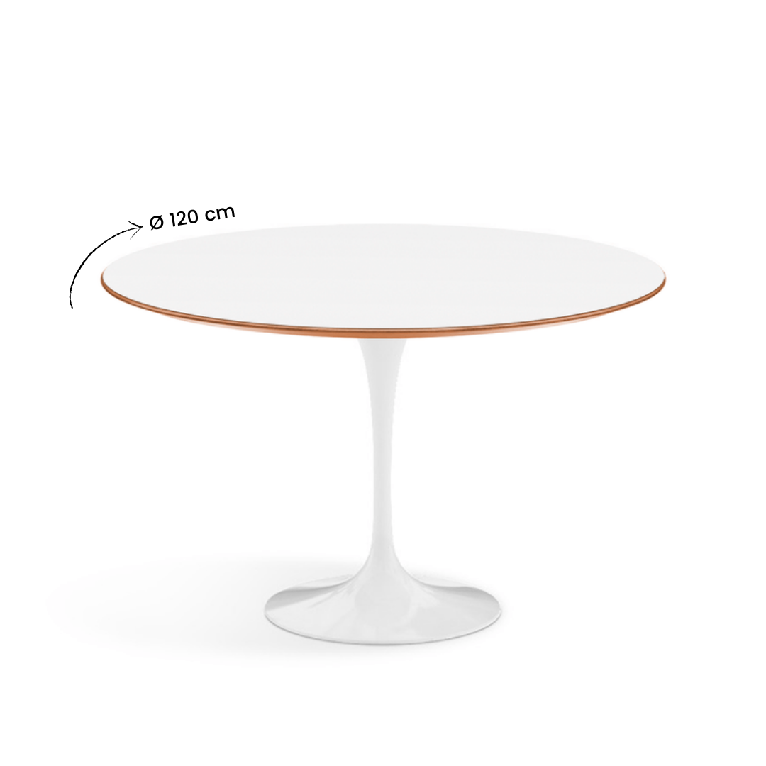 Mesa de Jantar Saarinen 120cm MDF Branca - 2