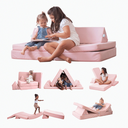 Ver imagem 6 de Sofá de Brincar Infantil Modular Montessori 4 Peças Rosa