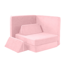 Ver imagem 1 de Sofá de Brincar Infantil Modular Montessori 4 Peças Rosa