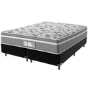 Ver imagem 1 de Cama Box Preto e Colchão Evolution Molas Ensacadas Queen Probel