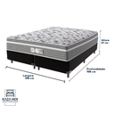 Ver imagem 3 de Cama Box Preto e Colchão Evolution Molas Ensacadas Queen Probel