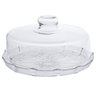 Boleira De Vidro Com Tampa - Prato Para Bolo Com Tampa Estilo Romano - 1