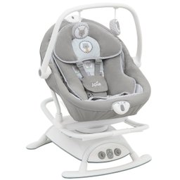 Cadeira de Descanso Balanço Bebê 0 até 13kg Vibrações Sons com Brinquedo Móbile Sansa 2 em 1 Joie Ca - 1