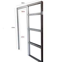 Modelo Affluence * porta de correr embutida - 82x210 - 4