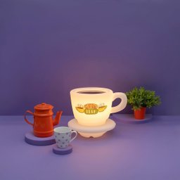 Luminária Xicara Friends Central Perk Abajur Grande Warner - 5 Luminária Xicara Friends Central Perk Abajur Grande Warner - 5