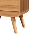 Ver imagem 4 de Mesa de Cabeceira Retrô Compacta 1 Gaveta 1 Nicho Channel - Nature