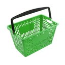 Ver imagem 2 de Carrinho de Compras Preto com Cestos D-500 12kg Removíveis Verde - Dellaplast
