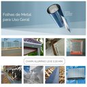 Ver imagem 2 de Bobina Chapa 0,30mm Aluminio 50 Cm X 27,5m Civitt