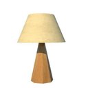 Ver imagem 2 de Abajur Fox Lustres 5315 Facetado Ø40x58cm Madeira, Mdf e Cúpula de Tecido 1xe27 Cor:mondo