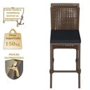 Ver imagem 4 de Mesa Bistro e 2 Banquetas Roma Marrom Corda Náutica 12 Marrom