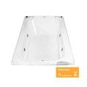 Ver imagem 2 de Banheira acrílica com hidromassagem 170x110cm Goldline dupla Ouro Fino