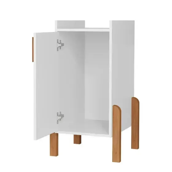 Armário Balcão Suporte Bebedouro Água Cozinha Multiuso Lavanderia Retrô 1 Porta - 2