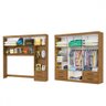 Guarda-roupa Casal Modulado com Cama Hércules 11 Portas 6 Gavetas com Espelho Cinamomo - Carioca Móv - 3