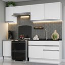 Ver imagem 1 de Armário de Cozinha Completa 240cm Branco Glamy Madesa 07