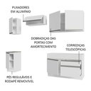Ver imagem 5 de Armário de Cozinha Completa 240cm Branco Glamy Madesa 07