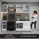 Ver imagem 6 de Armário de Cozinha Completa 240cm Branco Glamy Madesa 07