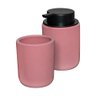 Porta Escova de Dentes e Dispenser Rosa - Casambiente - 1