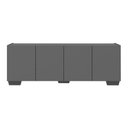 Ver imagem 5 de Rack para Tv até 50 Polegadas com 4 Portas Multimóveis Mp1072 Grafite/preto
