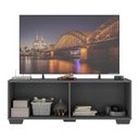 Ver imagem 4 de Rack para Tv até 50 Polegadas com 4 Portas Multimóveis Mp1072 Grafite/preto