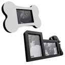Ver imagem 1 de Kit Porta Foto Mimos Para Pet Cães E Gatos Decoração De Sala:Branco e Preto