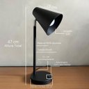 Ver imagem 3 de Abajur Luminária de Mesa Articulável Inclinado Elegante Moderno Decorativo Decoração Casa Sala