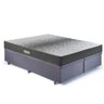 Cama Baú Queen 158x198 Suede Cinza com Dual Firm Espuma Ecoflex - 9