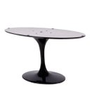 Ver imagem 2 de Base de Mesa de Jantar Saarinen Oval Para Tampo de 160x90 Cm Preta Modelar Art Moveis