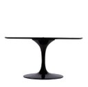 Ver imagem 1 de Base de Mesa de Jantar Saarinen Oval Para Tampo de 160x90 Cm Preta Modelar Art Moveis