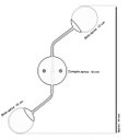 Ver imagem 4 de Lustre Aro Branco Jabuticaba Globo de Vidro Orby