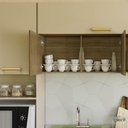 Ver imagem 3 de Armário de Cozinha 5 Peças Urban03 Balcão com Tampo 120cm K02 Freijó-vanilla - Mpozenato