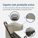 Ver imagem 5 de Carrinho Eva³ Luxe Twillic Truffle - Maxi Cosi - 0 Meses a 15 Kg