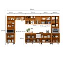 Ver imagem 2 de Cozinha Completa Moderna Modulada 7 Peças 340cm Ravena Poliman Móveis