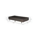 Ver imagem 3 de Base Cama Box Solteiro 88x188 Madeira Eucalipto Resistente Suporta 150kg/m² com Pés