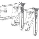 Ver imagem 4 de Articulador para Porta Basculante Aventos Hk Top Fr 930-2800 Cinza Claro Blum 01 Conjunto