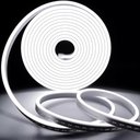 Ver imagem 3 de Kit Mangueira Fita Led Neon Flex Branco Frio 220v 100 Metros + 2 Rabichos