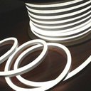 Ver imagem 2 de Kit Mangueira Fita Led Neon Flex Branco Frio 220v 100 Metros + 2 Rabichos