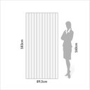 Ver imagem 2 de Painel Decorativo Ripado Moderno MDF 90cm Móvel na Caixa