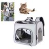 Mochila Transporte Gato Pet Cachorro Cao Pequeno Porte Animal de Estimaçao Ventilado Seguro Passeio  - 1